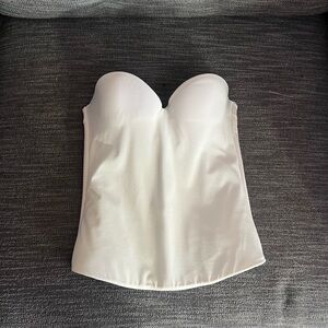 Victoria Secret Vintage 2001 White Corset Top